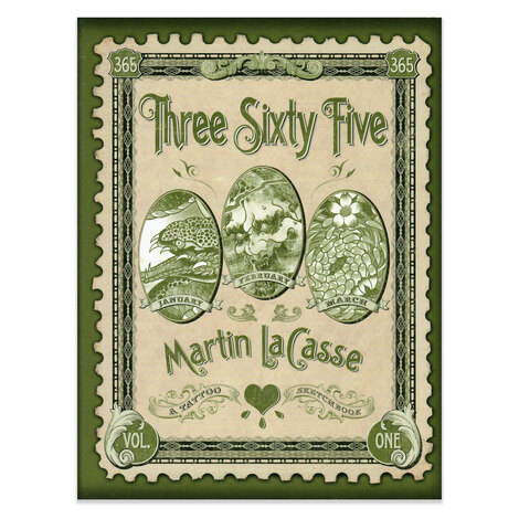 Книги, скетч-буки Three Sixty Five - Martin LaCasse