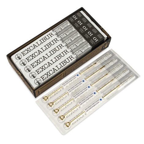 Иглы EXCALIBUR Professional 10 Fast liner - 0,25 mm - Medium - Straight