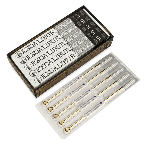 Иглы EXCALIBUR Professional 10 Loose liner - 0,30 mm - Medium - Straight