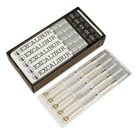 Иглы EXCALIBUR Professional 10 Straight Liner - 0,35 mm - Medium - Straight
