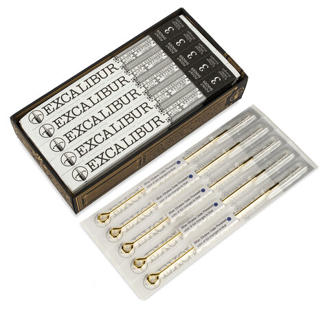 Иглы EXCALIBUR Professional 3 Point Shader - 0,35 mm - Short - Straight