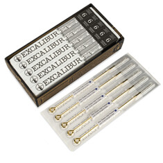 Иглы EXCALIBUR Professional 9 Point Shader - 0,35 mm - Short - Straight