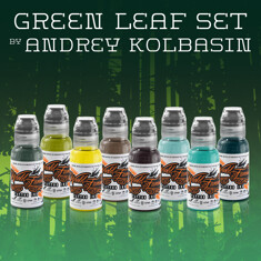 Green Leaf Set by Andrey Kolbasin (8 пигментов)