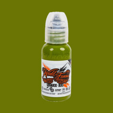 Краска World Famous Tattoo Ink Green Leaf Set by Andrey Kolbasin (8 пигментов)