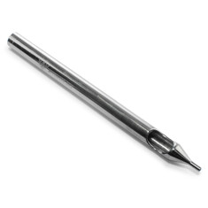 Носик-лейка из нержавейки Precision Tips 5RT Tattoo  Round Stainless Steel Long Tip