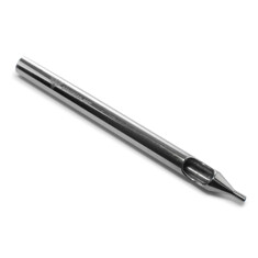 Носик-лейка из нержавейки Precision Tips 8RT Tattoo Round Stainless Steel Long Tip