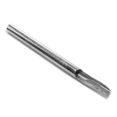 Носик-лейка из нержавейки Precision Tips 13FT Tattoo Open FLAT Stainless Steel Long Tip