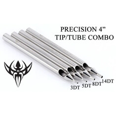 Носик-лейка из нержавейки Precision Tips 14DT Tattoo Diamond Stainless Steel Long Tip