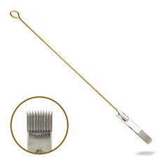 Иглы EXCALIBUR Professional 19 Curved Color Magnum - 0,35 mm - Short