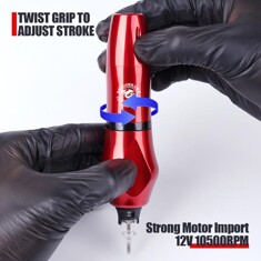 Машинка для татуажа Atom M5 Rotary Tattoo Pen Machine - Red