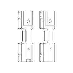Запчасть к машинке Scorpion - Scorpion X2 No. 215 X2 Slider (2 pcs)
