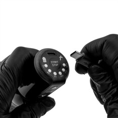 Тату машинка COBRA Rotary Evil Black (37мм) - 1 Powerpack