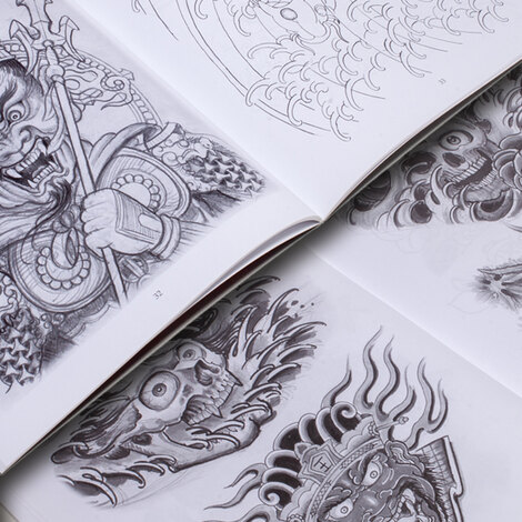 Книги, скетч-буки Aaron Bell Japanese Tattoo Designs Vol. 1