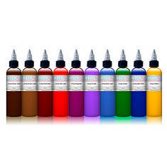 INTENZE Color Lining Ink Series - набор из 10 для цветных контуров