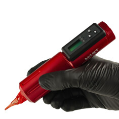 Тату-машинка Mast Rotary Machines Saber Wireless Tattoo Machine Red (box)