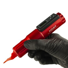 Тату-машинка Mast Rotary Machines Saber Wireless Tattoo Machine Red (box)