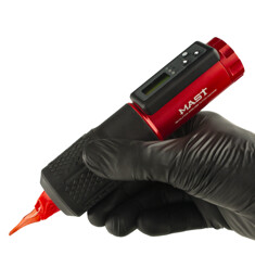 Тату-машинка Mast Rotary Machines Saber Wireless Tattoo Machine Red (box)