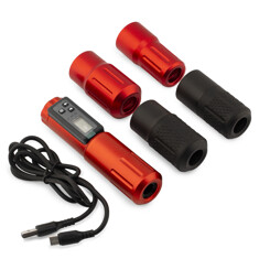 Тату-машинка Mast Rotary Machines Saber Wireless Tattoo Machine Red (box)