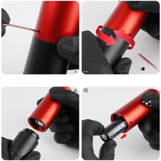 Тату-машинка Mast Rotary Machines Armor Wireless Rotary Tattoo Pen Machine Replaceable Batteries - Red