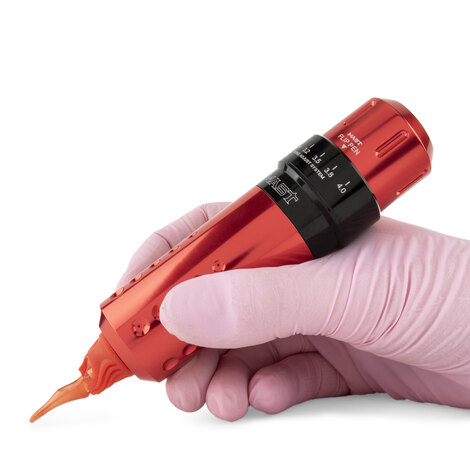 Mast Flip Rotary Tattoo Pen Machine - Red