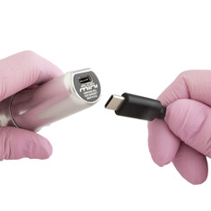 Машинка для татуажа Microbeau Flux Mini PMU Machine 3.0мм 2 Batteries - Silver
