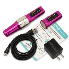 Машинка для татуажа Microbeau Flux Mini PMU Machine 3.0мм 2 Batteries - Bubblegum