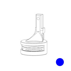 Деталь к машинке Cobra No. 221 - X2 Drive magnet (Blue)