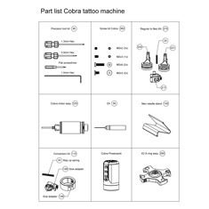 Деталь к машинке Cobra No. 238 - X2 Guide pins