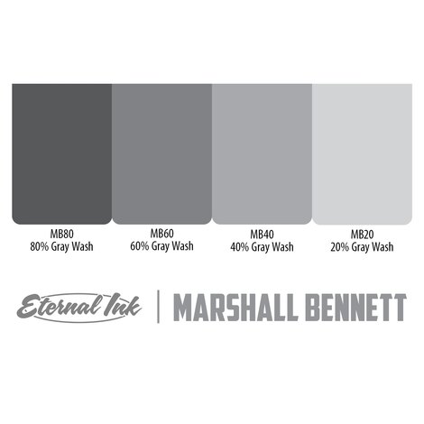 Краска Eternal 20% Gray Wash Marshall Bennett