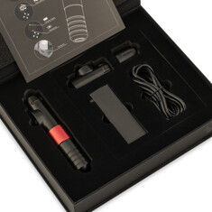 Тату-машинка Mast Rotary Machines Aion Wireless Tattoo Machine Black / Red 3.5мм + аккумулятор (box)
