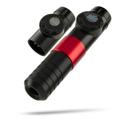 Тату-машинка Mast Rotary Machines Aion Wireless Tattoo Machine Black / Red 3.5мм + аккумулятор (box)