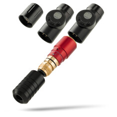 Тату-машинка Mast Rotary Machines Aion Wireless Tattoo Machine Black / Red 3.5мм + аккумулятор (box)