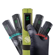 Тату-машинка Mast Rotary Machines Dragonhawk Wireless Tattoo Machine Pen / X4 (Green)