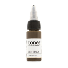 Пигмент Tones Micropigments Brows Set - Rich Brown - ГОДЕН до 07.2025