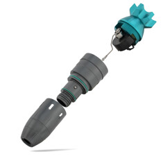 Тату машинка CNC Tattoo Machines Stigma Short Pen Seafoam Blue