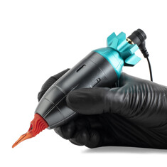 Тату машинка CNC Tattoo Machines Stigma Short Pen Seafoam Blue