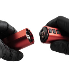Тату машинка CNC Tattoo Machines Rhein Wireless Tattoo Machine Red