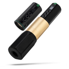 Тату машинка CNC Tattoo Machines Wireless Tattoo Pen Black-Gold CW2