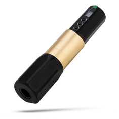 Тату машинка CNC Tattoo Machines Wireless Tattoo Pen Black-Gold CW2
