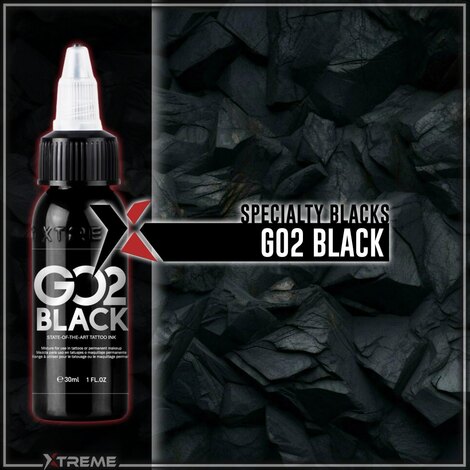 Краска Xtreme Ink GO2 BLACK - Super Black