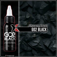 Тату-краска Xtreme Ink GO2 BLACK - Super Black