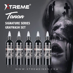 Тату-краска Xtreme Ink Graywash Set - Tanan (5 пигментов)