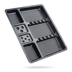 Колпачок под краску Instrument Tray Black - лоток для расходников (100шт)