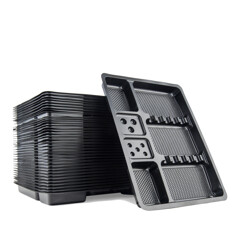 Колпачок под краску Instrument Tray Black - лоток для расходников (100шт)