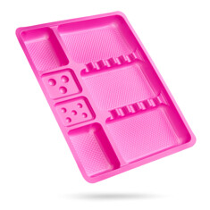 Колпачок под краску Instrument Tray Pink - лоток для расходников (100шт)