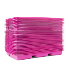 Колпачок под краску Instrument Tray Pink - лоток для расходников (100шт)