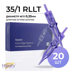 Картридж для татуажа HANAFY 35/1RLLT (1201RLLT)