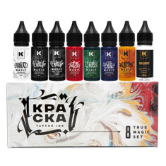 Пигмент КРАСКА Tattoo Ink Сет True magic 15мл