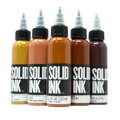 Краска Solid Ink Brown Set 5 Colors (5 пигментов)