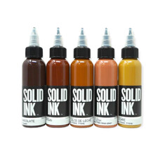 Краска Solid Ink Brown Set 5 Colors (5 пигментов)